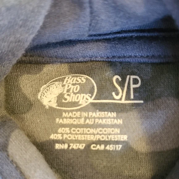 Bass Pro Shops Gray Camo Hoodie - Picture 2 of 3